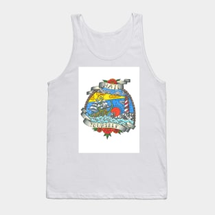 "Hail yourself" tattoo style design Tank Top